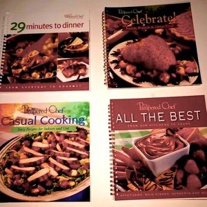 The Pampered Chef Cookbooks - Bundle of 4 Cookbooks